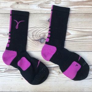 nike pink basketball socks